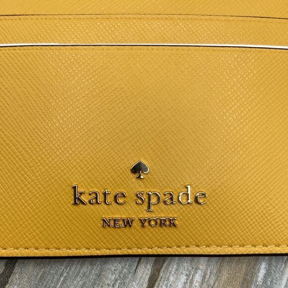 Kate Spade Leather Madison Small Slim Card Holder Wallet Bag Purse - Picture 3 of 11